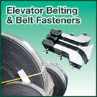 We supply a wide range of elevator belting and belt fasteners to suit all applications.