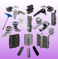 Panel Fitting products from FDB include locks, handles, hinges, t bars, seals and gaskets