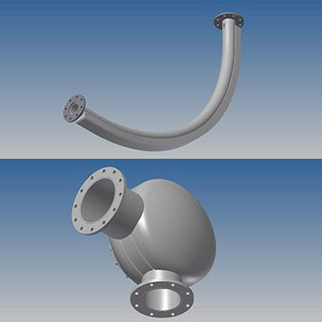 Pneumatic Conveying Bends, Pneumatic Conveying Barrel Bends, Pneumatic Conveying