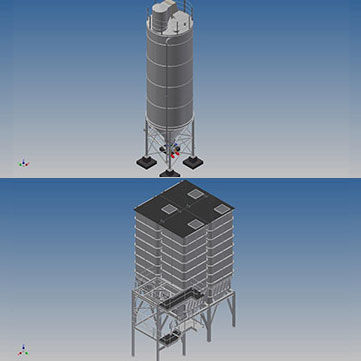 Storage Silos, Grain Silo, Flour Silos