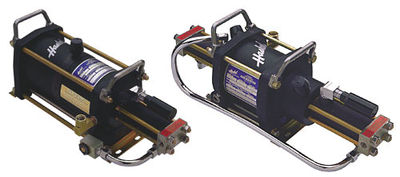 haskel air hydraulic driven gas booster with hydrocarbon free separation system