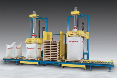 Dual Bulk Bag Filling System with Pallet Dispenser