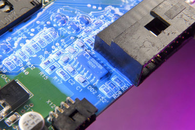 New low viscosity conformal coating from Intertronics cures with light