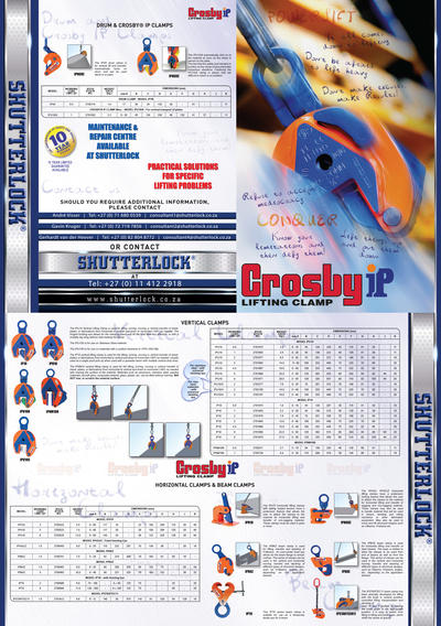 Crosby IP lifting Clamps