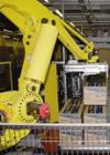 Robot’s return for palletising at Panasonic Wales
